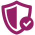 Shield with checkmark icon